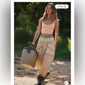 Free people timko pants pacific sand size M